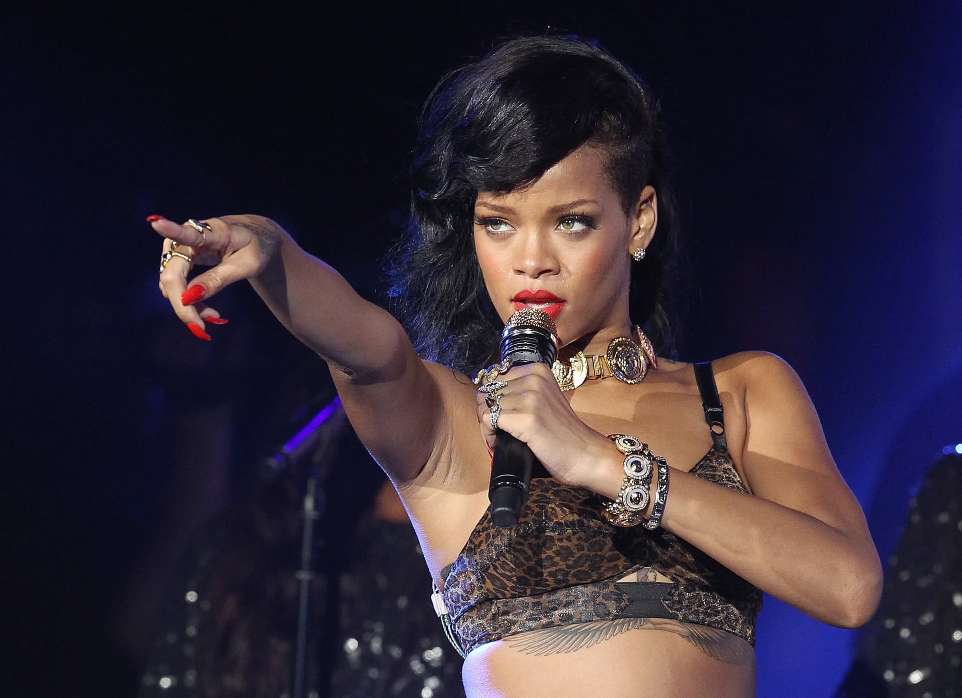 rihanna in concerto