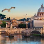 vista su roma e san pietro